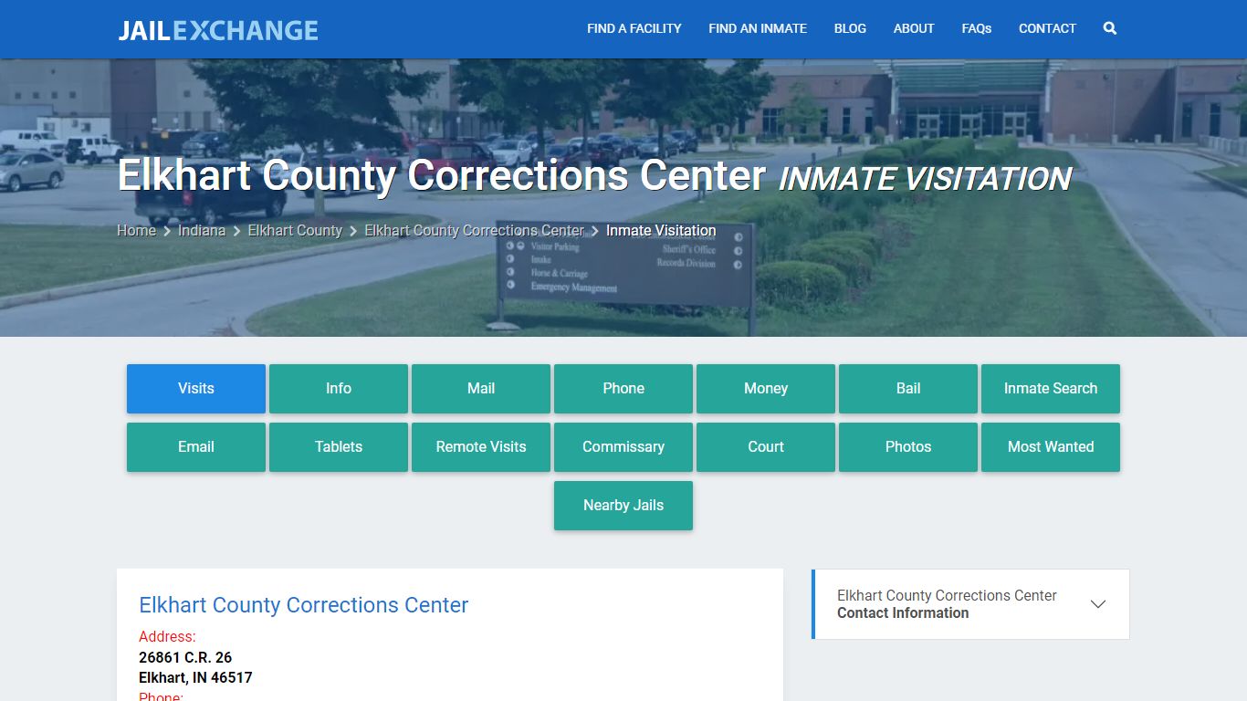 Inmate Visitation - Elkhart County Corrections Center, IN - Jail Exchange